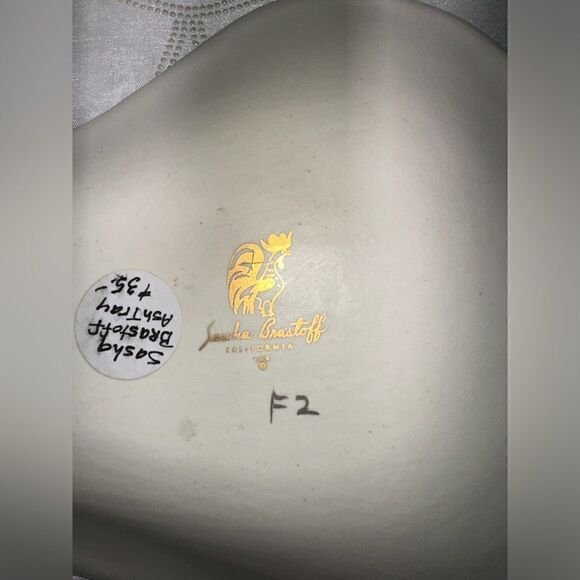 SASCHA B BRASTOFF MID-CENTURY‎ MCM ASHTRAY, DISH - ROOFTOPS - SIGNED - Picture 14 of 14